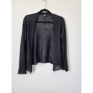 Eileen Fisher 100% Linen Open Front Cardigan – Size PP – Gently Used